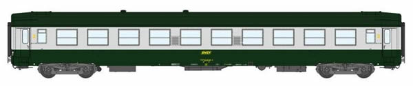 REE Modeles VB-169 - 2nd Class French Passenger Coach B10 Green scrubland 302